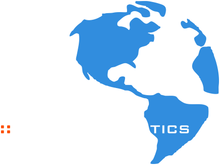 global plastics logo of a globe showing north and south america