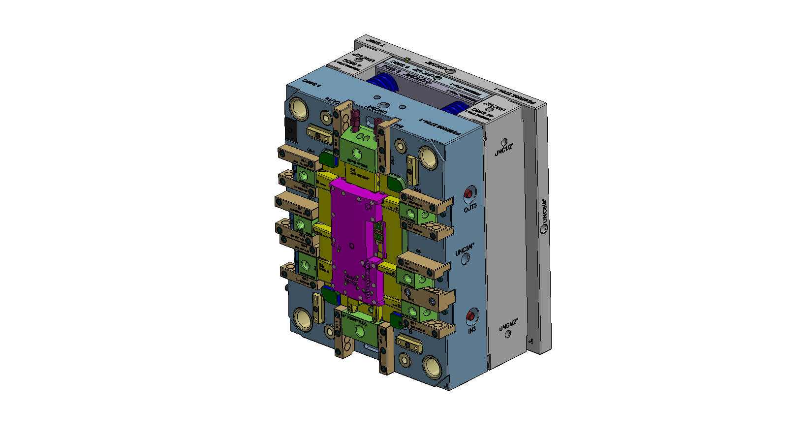 3d render example used for mold design