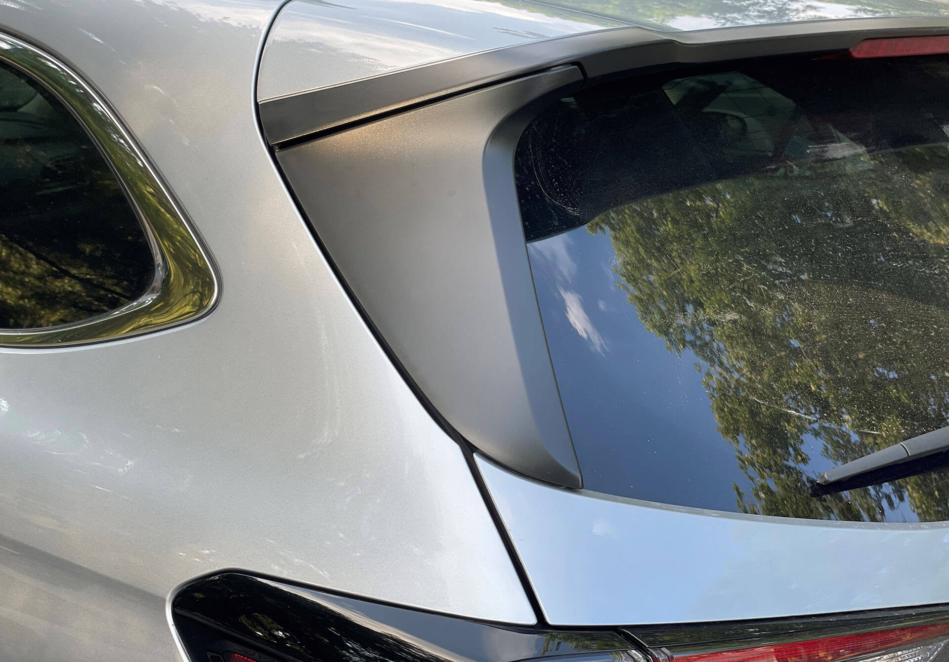 Subaru Visor Panel on Car